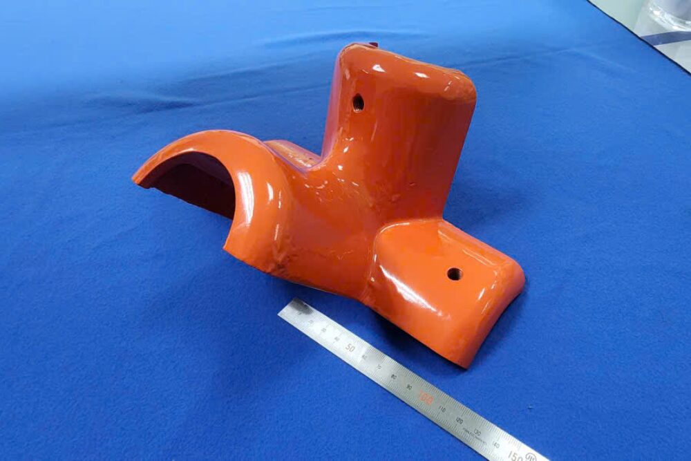 鉄鋳造＋マシニング加工＋ウレタン塗装品7